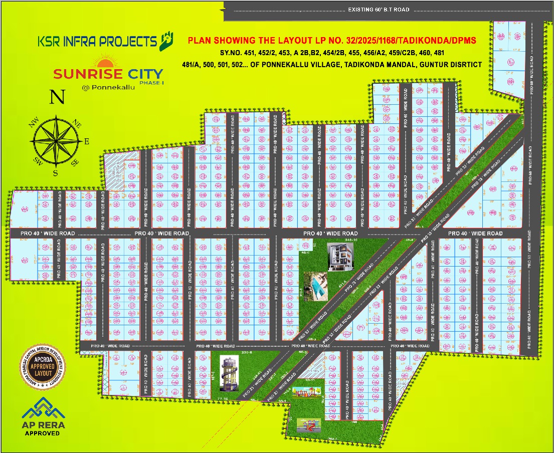 SunriseCity,Guntur-Land-ResidentialPlots-Ponnekallu-Guntur