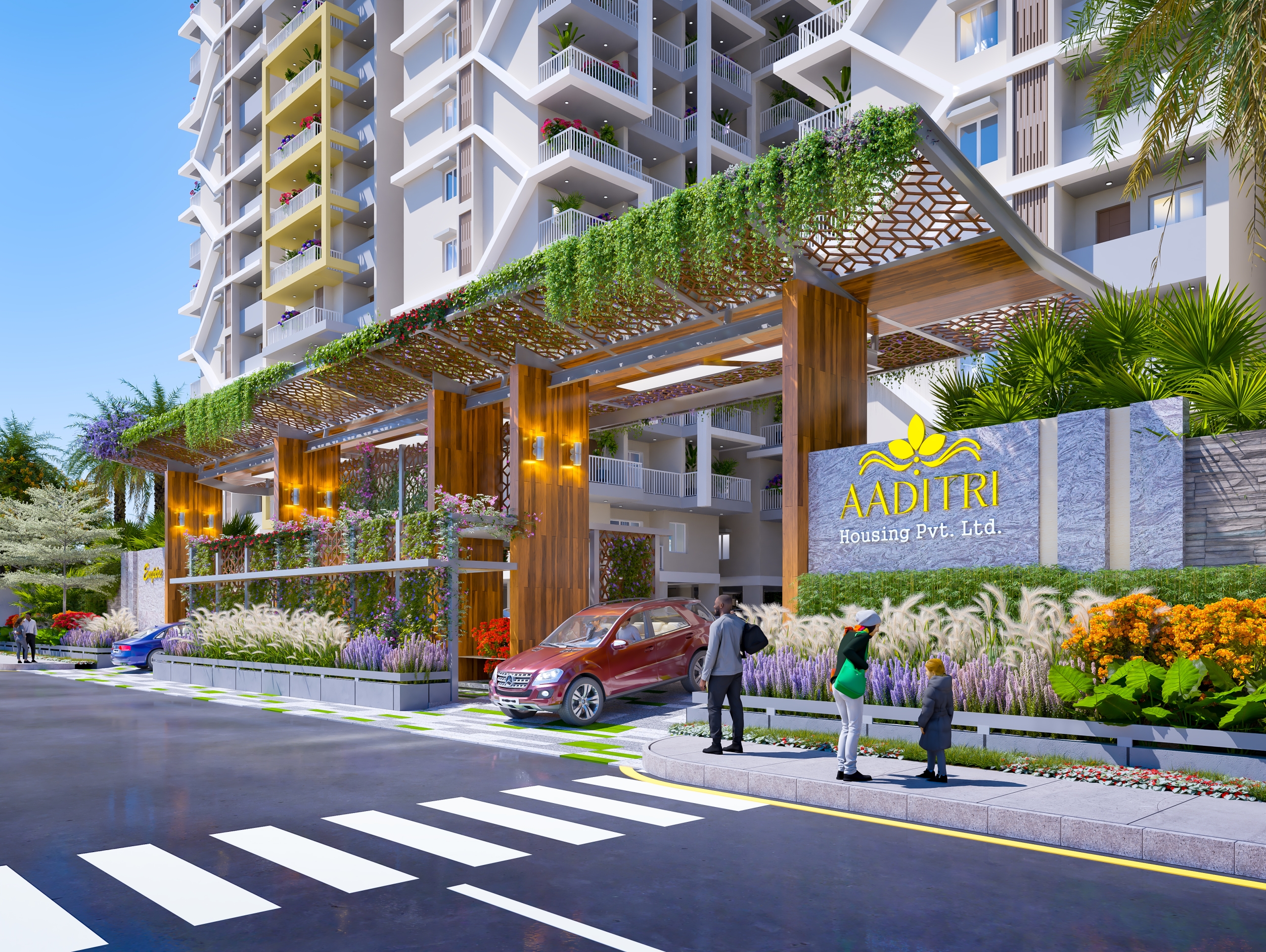Aaditri Empire 2 & 3BHK Apartments in Kollur Hyderabad