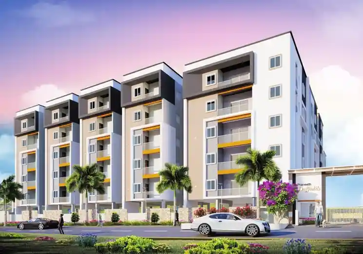 PraneethPranavDaffodils-Residential-2BHK,2.5BHK,3BHK-Bowrampet-Hyderabad-UnderConstruction
