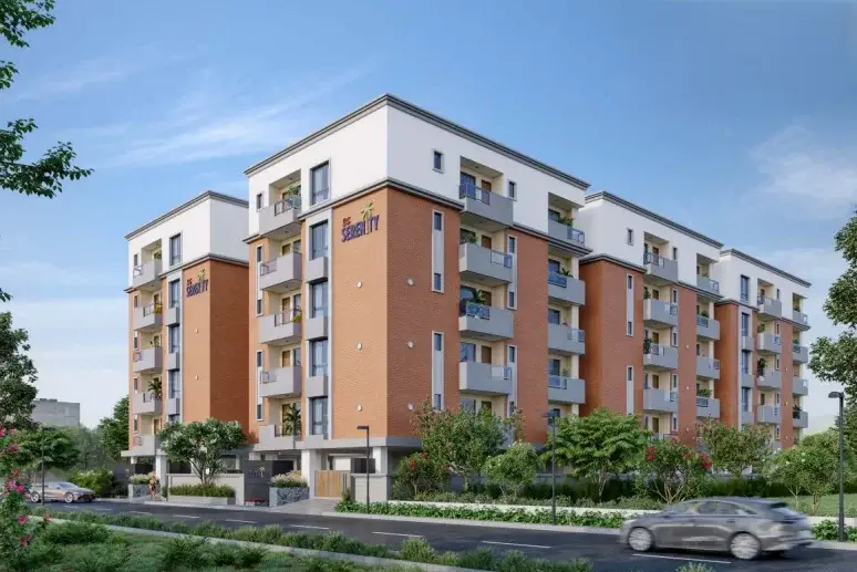 TheSerenity,Vijayawada-Residential-4BHK-100Feetroad,OppositeKamineniHospital-Vijayawada-UnderConstruction